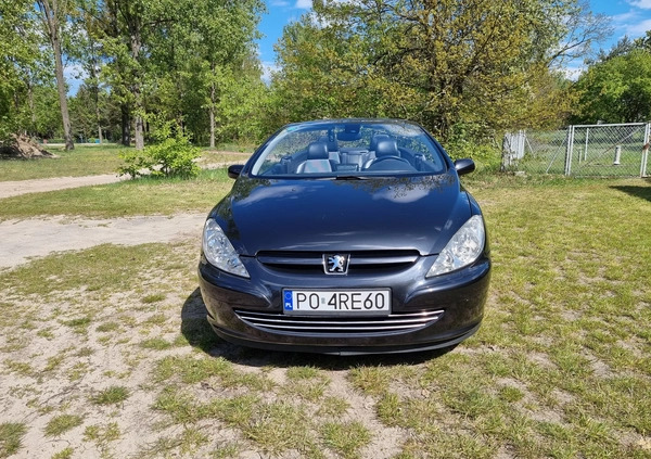 Peugeot 307 CC cena 14800 przebieg: 200000, rok produkcji 2004 z Poznań małe 121